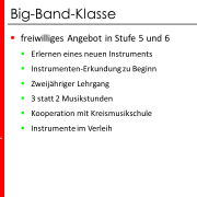 BigBand-Klasse