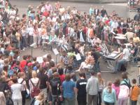 Abschied vom Schulleiter im Schulhof 6/2007