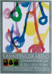 Plakat Kammermusikabend 2010