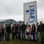 "Leibniz geht nach draußen" - 12. Klassen bei "Caprice"