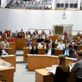 Foto: Landtag Rheinland-Pfalz / Andreas Linsenmann; Landeswettbewerb Jugend debattiert 4/18