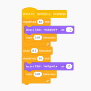 Scratch-Spiel aus dem Wahlfach Informatik 9/22