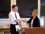 Verabschiedung Herr Höhl, Herr Hutterer 7/05